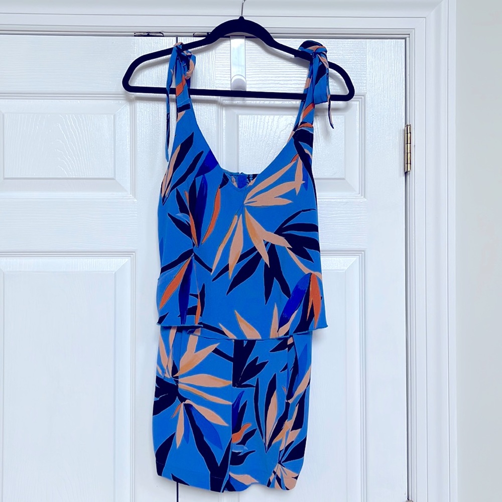 Blue-multi, summery Romper